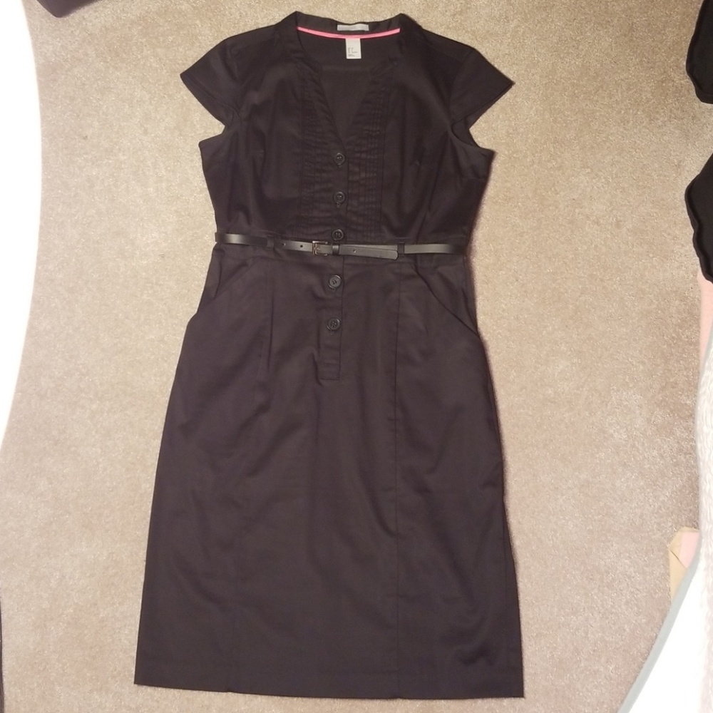 H&M Little Black Dress With Pockets